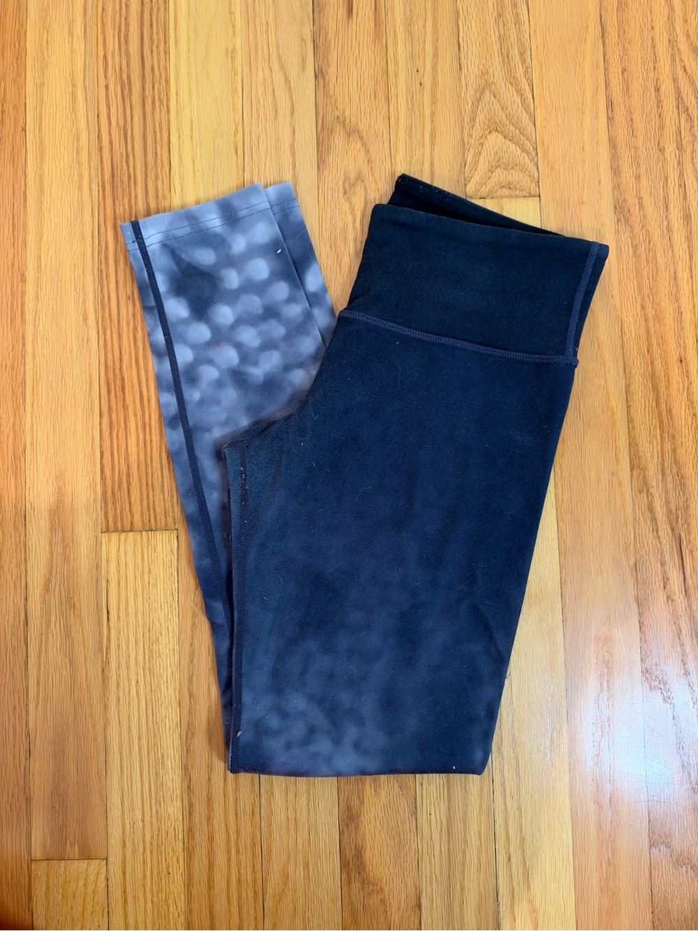 Kids Black and Gray Active Leggings